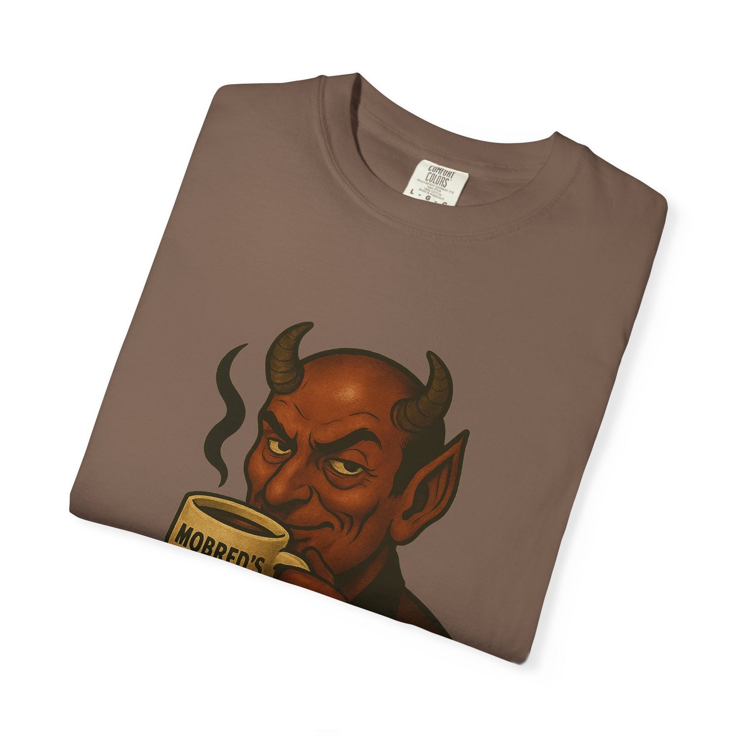 MOBRED'S Coffee T-Shirt, Unisex Graphic Tee, Funny Coffee Lover Gift, Quirky Art Shirt