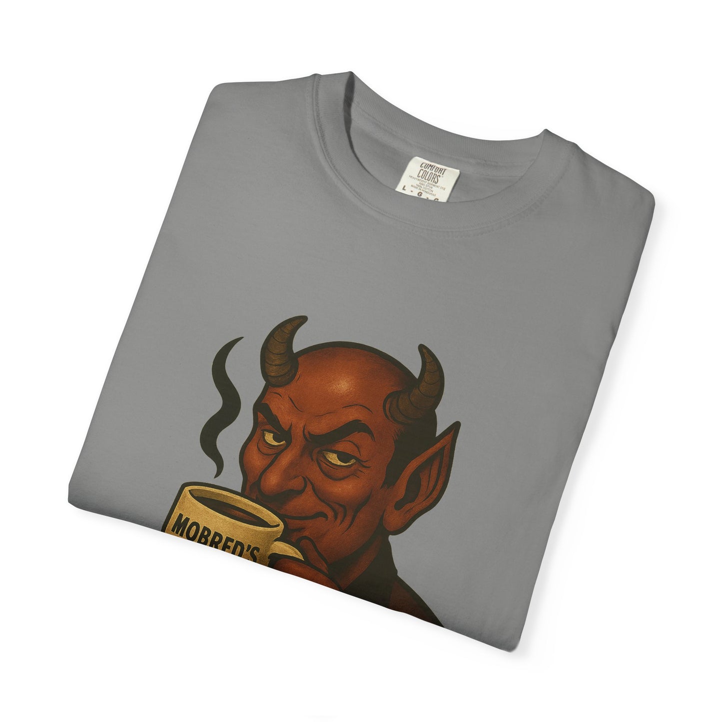 MOBRED'S Coffee T-Shirt, Unisex Graphic Tee, Funny Coffee Lover Gift, Quirky Art Shirt