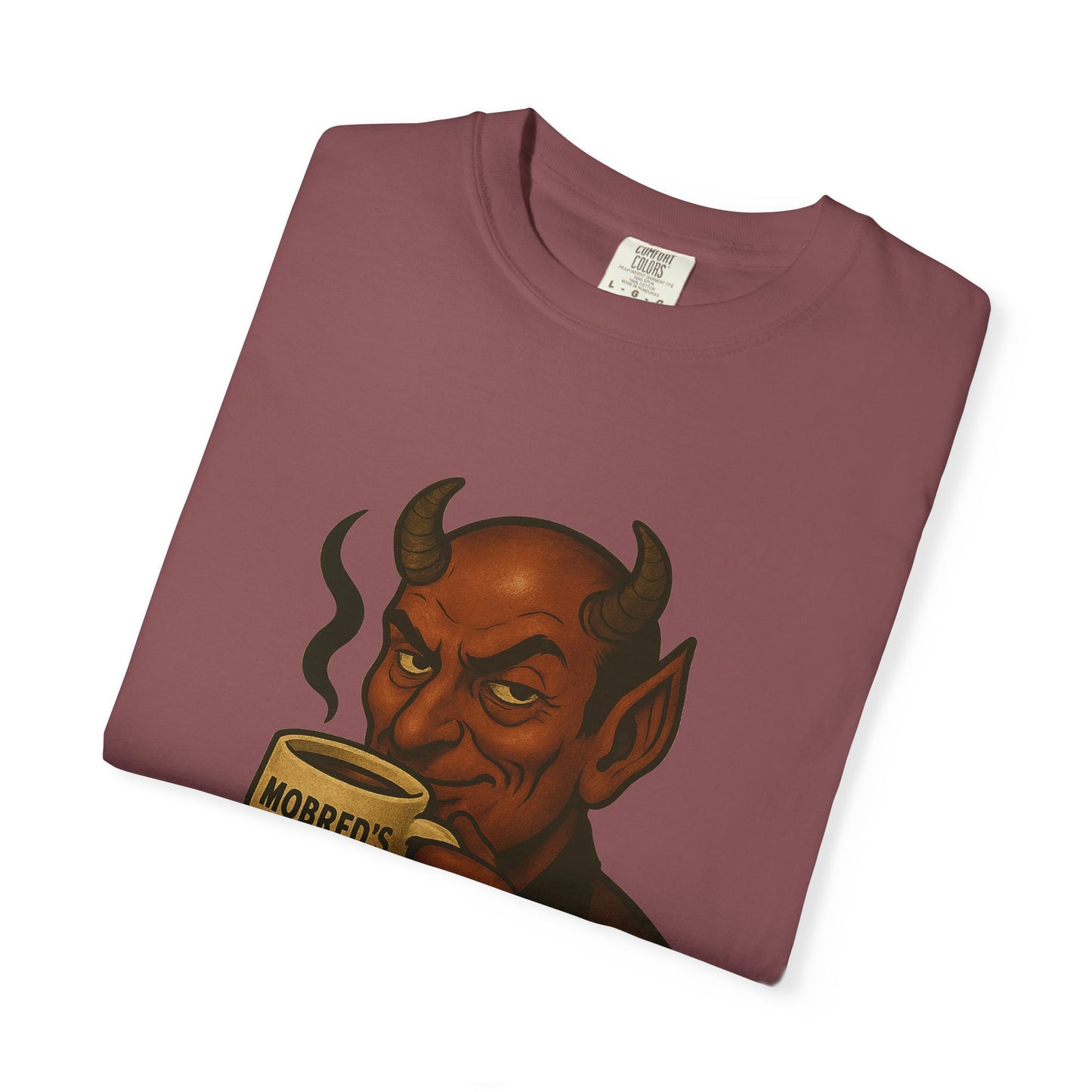 MOBRED'S Coffee T-Shirt, Unisex Graphic Tee, Funny Coffee Lover Gift, Quirky Art Shirt