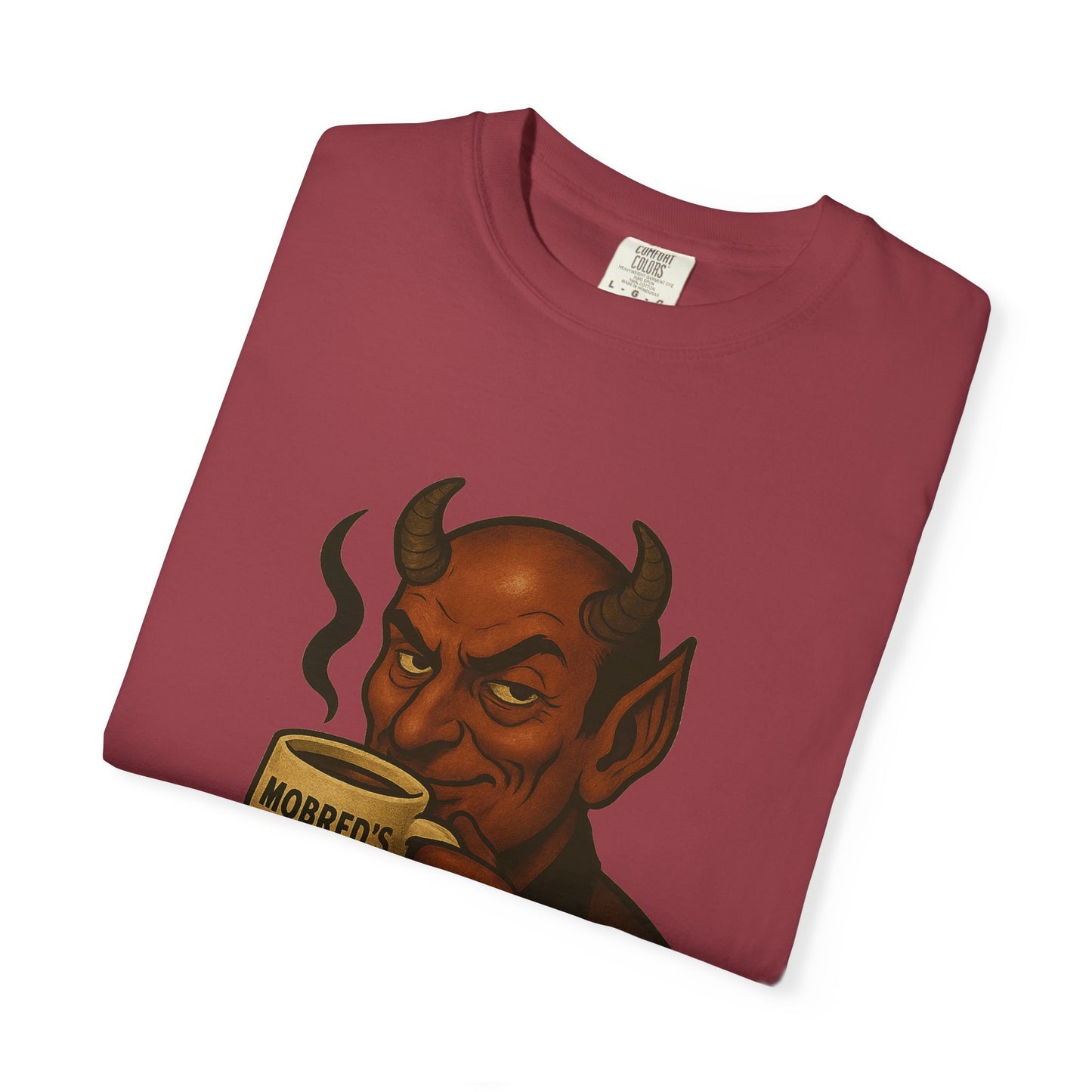 MOBRED'S Coffee T-Shirt, Unisex Graphic Tee, Funny Coffee Lover Gift, Quirky Art Shirt