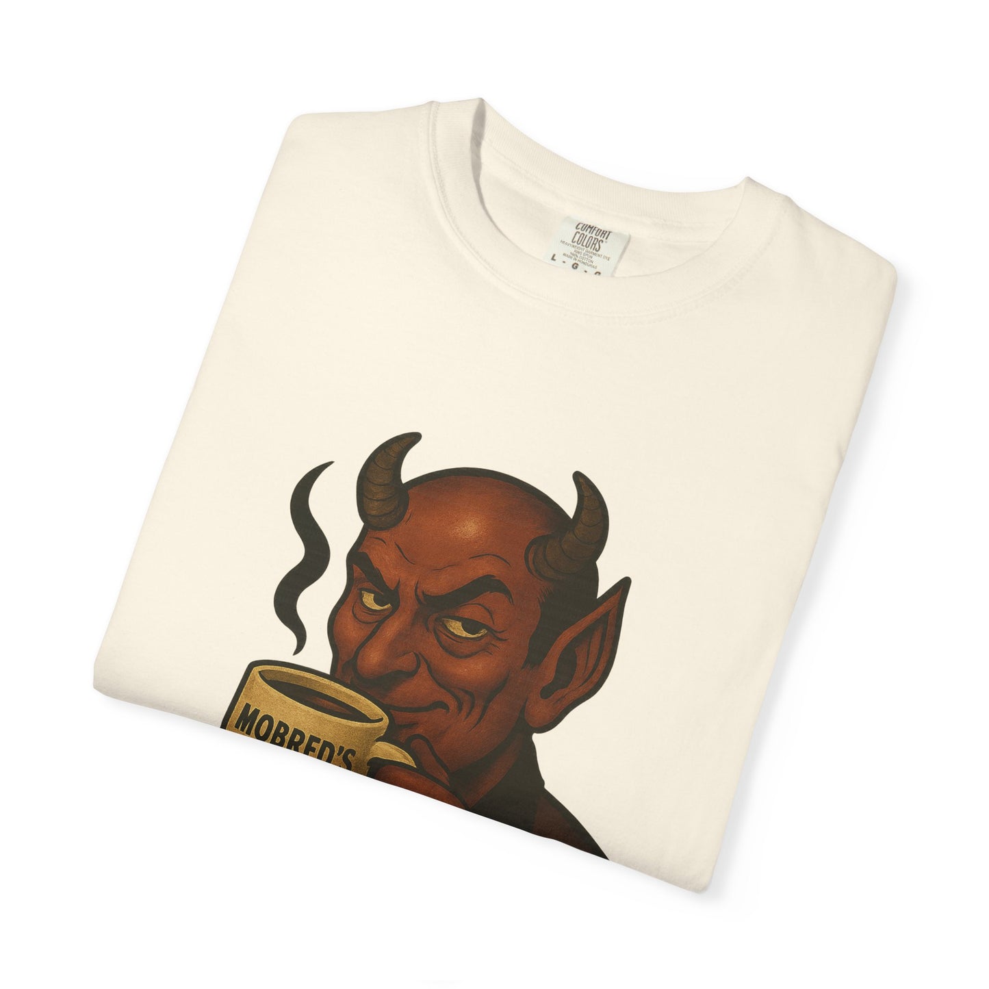 MOBRED'S Coffee T-Shirt, Unisex Graphic Tee, Funny Coffee Lover Gift, Quirky Art Shirt