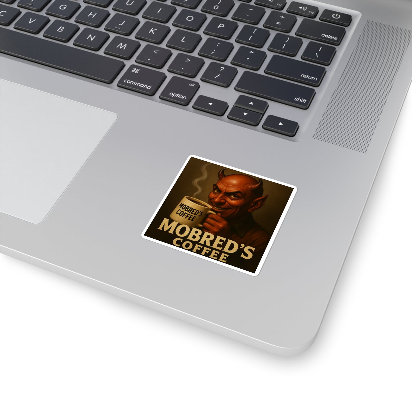Mobred's Coffee Square Stickers | Fun Home Decor, Laptop Decals, Gift for Coffee Lovers, Stickers for Mugs, Unique Office Supplies