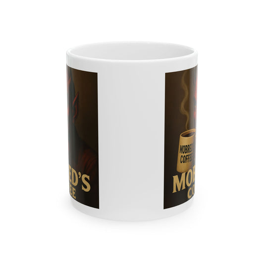 MOBRED's Coffee Ceramic Mug | Unique Coffee Mug for Coffee Lovers | Perfect Gift for Halloween or Any Occasion | Fun Drinkware